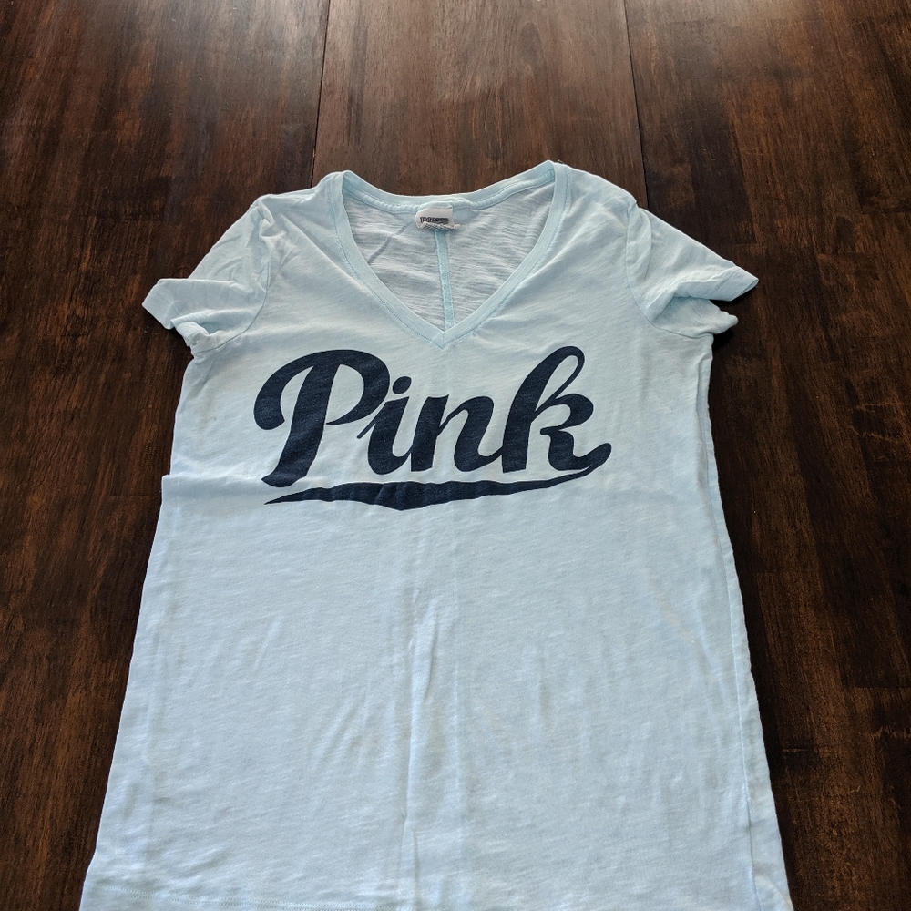 Pink ladies t-shirt  blue says xs but fits m/lg